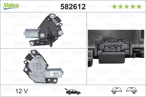 Motor stergator 582612 VALEO